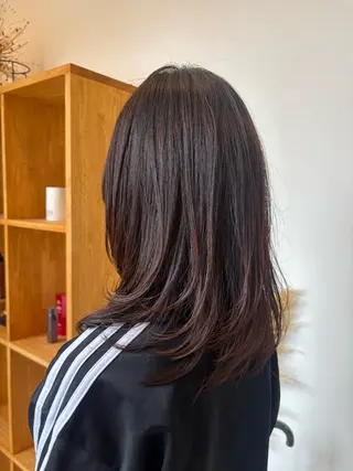 セミロング レイヤーカット🥀/ 大曽根🤍yuukaのヘアスタイル