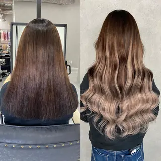 カラー 💎馴染むエクステ× TOMO💎のヘアスタイル