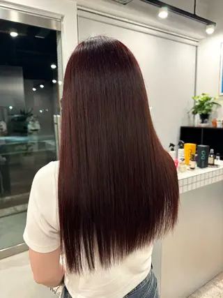 ロング 山下 遼香のヘアスタイル