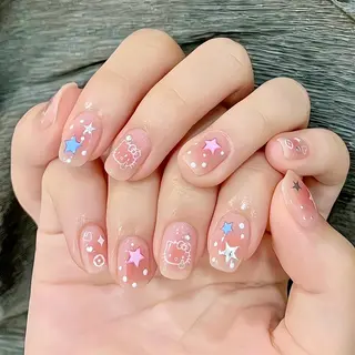 ネイル By moonネイル 🌷ワンホン/韓国風のネイルデザイン