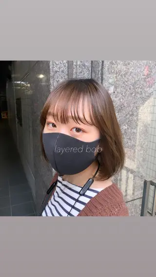 ショート カラー ヘアアレンジ 似合わせカット得意 💛RENA💛のヘアスタイル