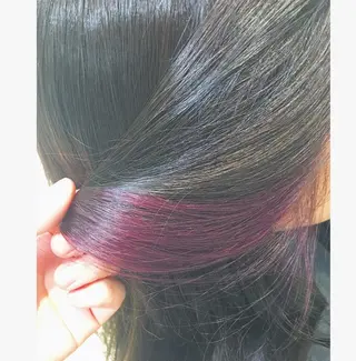 セミロング カラー 💙美髪救世主💙 関華蓮のヘアスタイル