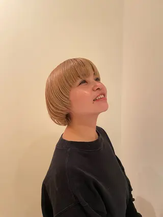 ショート ボブ ホノカのヘアスタイル