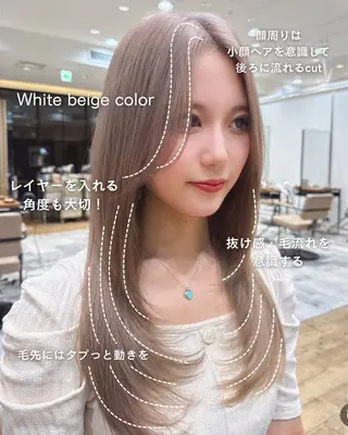 ロング カラー 💎レイヤー/韓国 💎石戸谷のヘアスタイル