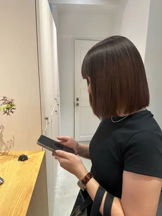 ミディアム AYAKA 下北沢suuのヘアスタイル