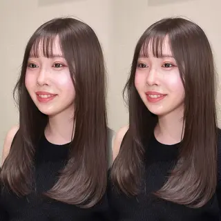 ロング カラー 透明感カラー×レイヤ ー🧊横田 冴のヘアスタイル
