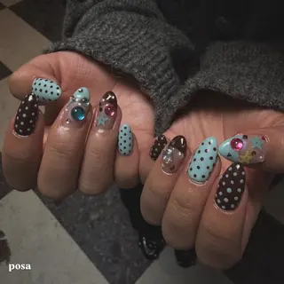 ネイル posa nail モエミのネイルデザイン