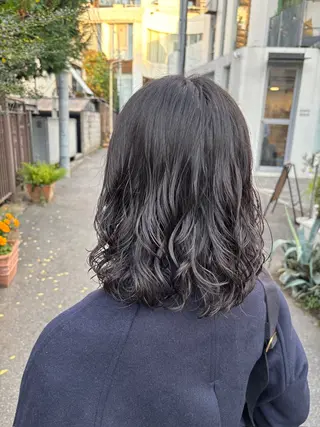 ミディアム パーマ log所属・ミサキ /モデル募集中🫧のヘアスタイル