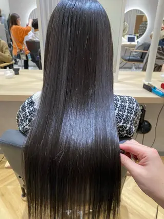 ロング 縮毛矯正・髪質改善 支持率No1🫧北島のヘアスタイル