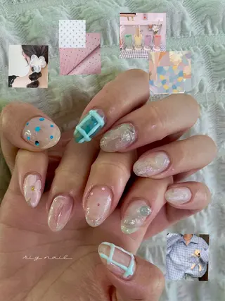 ネイル rig nail草加店所属・松本 紋世のネイルデザイン