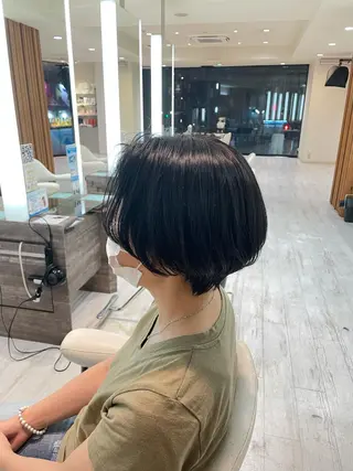 ショート 淡路上新庄/髪質改善 .艶カラー/野口春貴のヘアスタイル