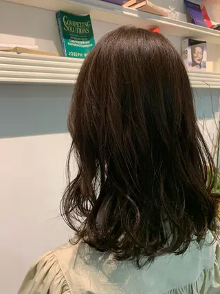 セミロング カラー ヘアアレンジ 山崎 澪 レイヤーカット/大宮のヘアスタイル