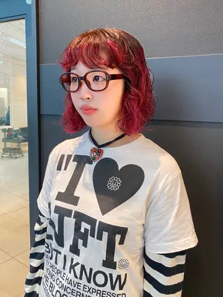 ショート カラー パーマ mai / linoah˚✧のヘアスタイル