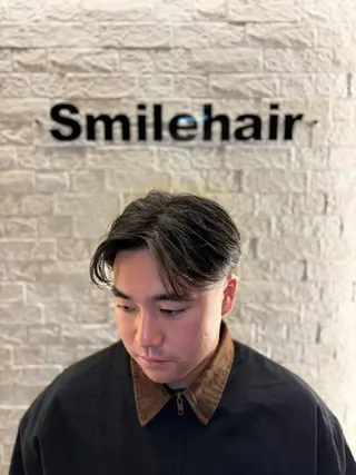 ミディアム メンズ メンズカットNo,1 小池 魔裟斗のヘアスタイル