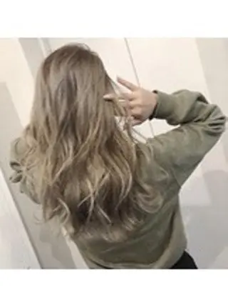 ロング カラー オーナースタイリスト 奈須雄紀のヘアスタイル