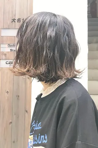 ショート カラー ヘアアレンジ パピヨンロゼ 酸性/髪質改善のヘアスタイル