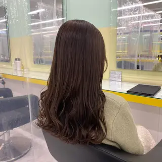 セミロング カラー ヘアアレンジ mai🍑暖色カラー /レイヤー💖のヘアスタイル