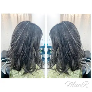 カラー Asuka Mabuchiのヘアスタイル