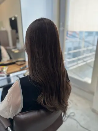ロング カラー パーマ 平日オススメ✨ プチプラ✨山下のヘアスタイル