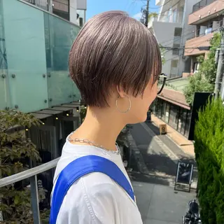 ショート カラー ボブハイトーン🦖 デザインMAMIのヘアスタイル