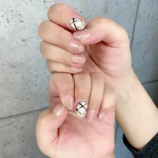 ミディアム カラー パーマ ヘアアレンジ メンズ キッズ ネイル マツエク・マツパ Salon Ｋのネイルデザイン