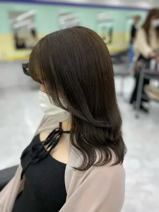 ミディアム パーマ ヘアアレンジ メンズ ネイル マツエク・マツパ アイブロウ 🐩推し活🐩 FUTABA🍒のヘアスタイル