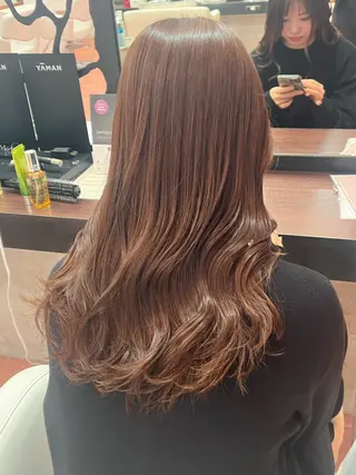 ロング カラー ヘアアレンジ デザインカラー✨ 日高桃佳のヘアスタイル