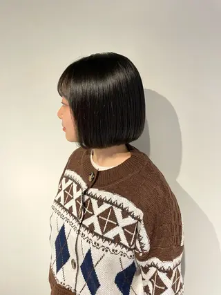 ショート カラー 髪質改善マスター 長尾勇弥/梅田中津のヘアスタイル
