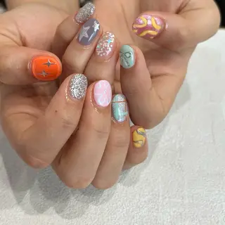 ショート ｵｵﾀｹ ﾚｲﾅのネイルデザイン