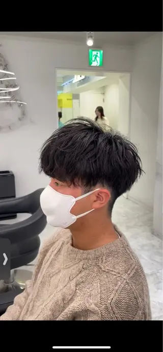 ショート パーマ メンズ 【パーマ率90%】 サエキカズマのヘアスタイル