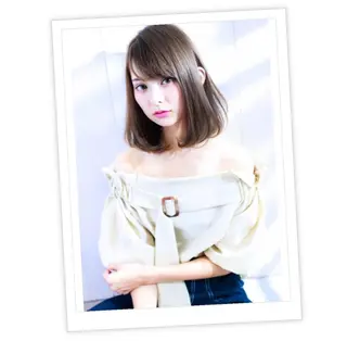 カラー 長尾 桃佳のヘアスタイル