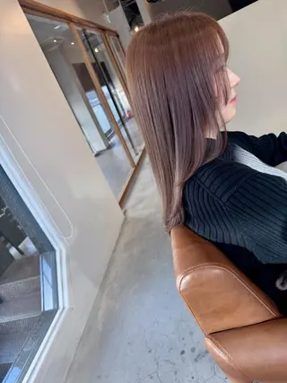 セミロング 髪質改善美髪特化 ルイス奈良のヘアスタイル