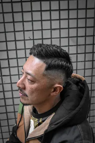 ショート カラー パーマ メンズ 💈men's💈 satoru中目黒のヘアスタイル