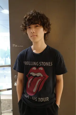 パーマ メンズ 福岡美容室【pia】 タイヘイのヘアスタイル