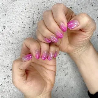 セミロング カラー パーマ ヘアアレンジ メンズ キッズ ネイル マツエク・マツパ Salon Ｋのネイルデザイン