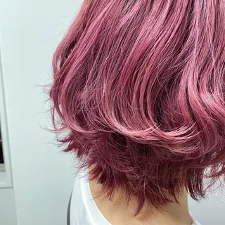 セミロング mai🍑暖色カラー /レイヤー💖のヘアスタイル