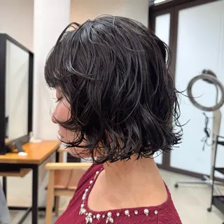 ショート パーマ mee.表参道所属・ボブ/ショート /パーマ/shinのヘアスタイル