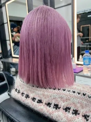 ミディアム カラー ケアブリーチ特化 same 🦈のヘアスタイル