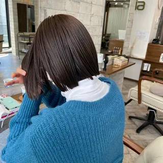 ショート カラー 髪質改善 中川　翔のヘアスタイル