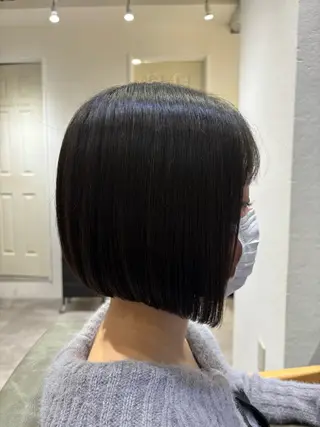 ショート ✨似合わせボブ✨ 縮毛矯正のヘアスタイル