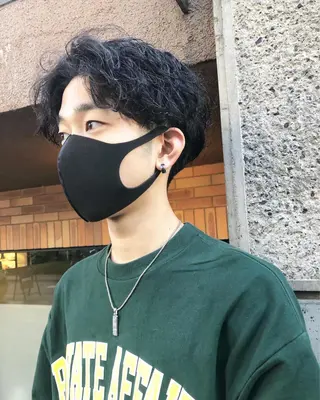 パーマ ヘアアレンジ メンズ メンズ特化✂️栗原 侑也のヘアスタイル
