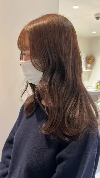 セミロング カラー すみか / カットモデル募集のヘアスタイル