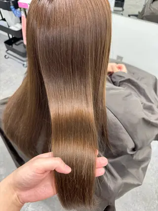 セミロング 髪質改善メニュー 長井 美佐子のヘアスタイル