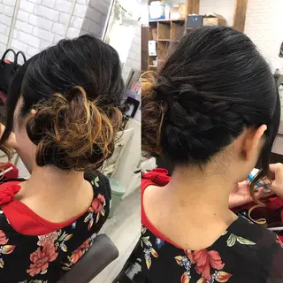 セミロング ヘアアレンジ 大賀 海夕の眉毛・アイブロウイメージ