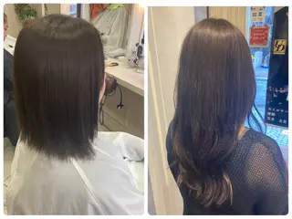 ショート カラー パーマ ヘアアレンジ キッズ あやかショート 白髪ぼかしのヘアスタイル