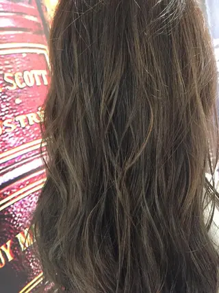 ロング カラー ヘアアレンジ Ma ruのヘアスタイル