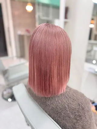 ミディアム ハイトーン/ブリーチ 栄/Sayakaのヘアスタイル