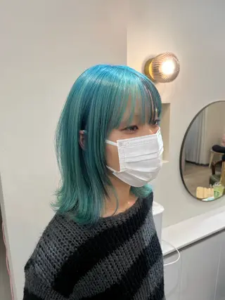ショート カラー ヘアアレンジ 【혁명】さら/사라: Korean🍀のヘアスタイル