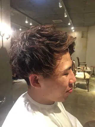 パーマ メンズ こう ちゃんのヘアスタイル