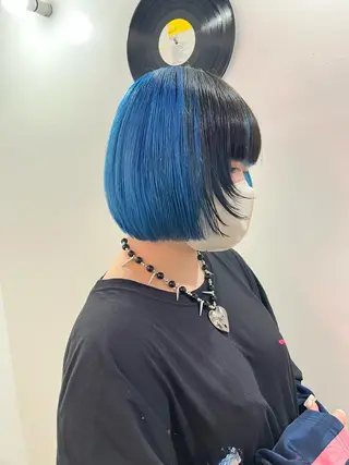 ショート カラー ハイトーンを育てる ブリーチカラー/牧原のヘアスタイル